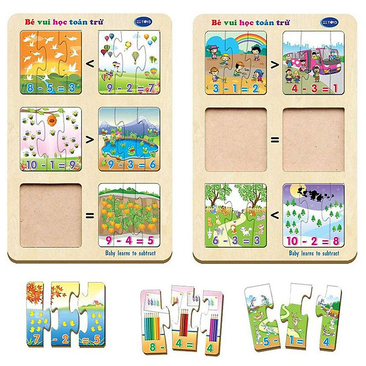 Đồ Chơi Gỗ Winwintoys – Học Toán Chính hãng Tiết kiệm