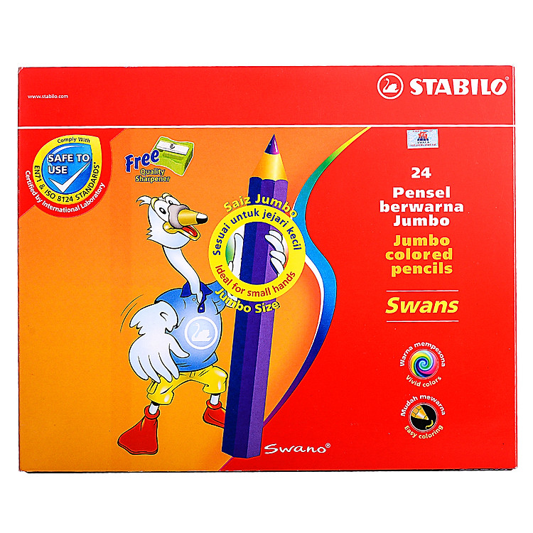 Chì Màu Jumbo CLJ1879-24 - Hộp 24 Cây