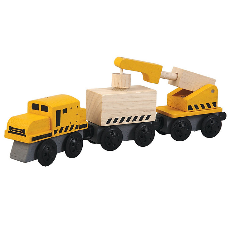 Đồ Chơi Gỗ Mô Hình Plan Toys Xe Lửa Xây Dựng PL6251