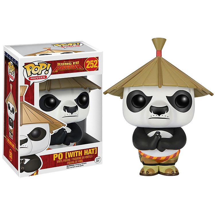 Mô Hình Funko Pop Phim Hoạt Hình Kung Fu Panda - Nhân Vật Po Có Nón 6402