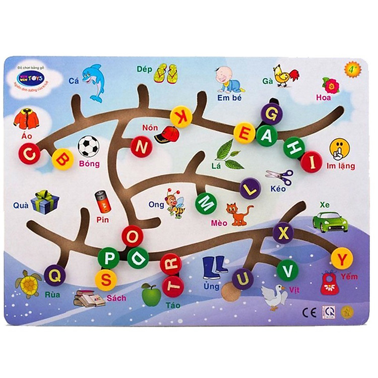 Mua Đường Luồn Chữ Cái Tiếng Việt Winwintoys Chính hãng Ưu đãi - Hình ảnh 2