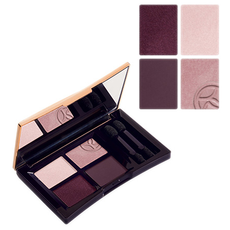 Màu Mắt Bốn Ô Tông Nâu Yves Rocher Quad Eyeshadow Sumptuous Color - Y102259