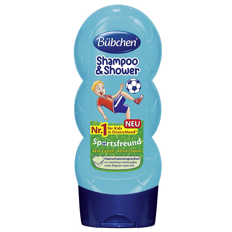 Sữa Tắm Gội Dành Cho Hoạt Động Thể Thao Bubchen (230ml) - N