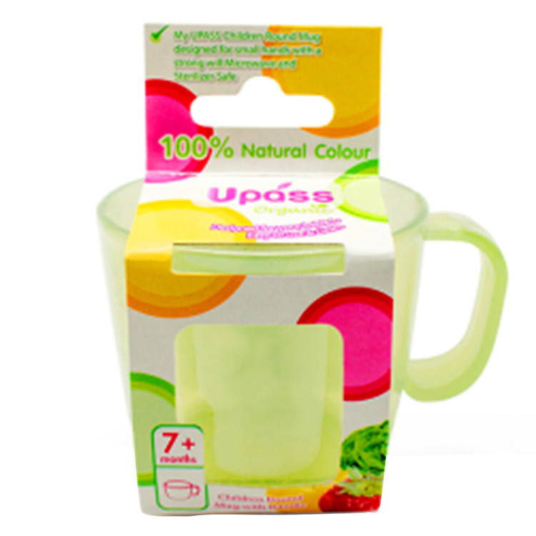 Cốc Uống Nước Có Quai Hữu Cơ Upass UP0193OL – Màu Lá