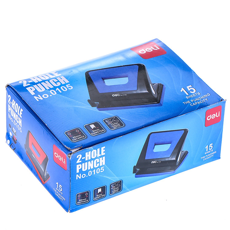 Bấm Lỗ Deli (15 tờ) - Ảnh 2