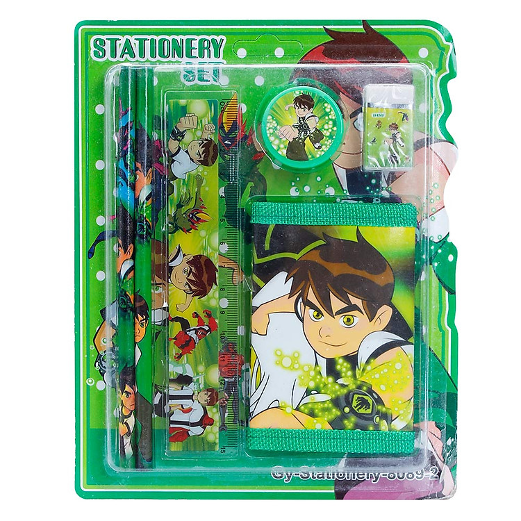 Vỉ Dụng Cụ Học Sinh 8089 - Ben 10