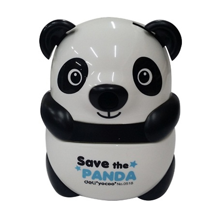 Chuốt Bút Chì Quay Tay Gấu Trúc 518 Deli