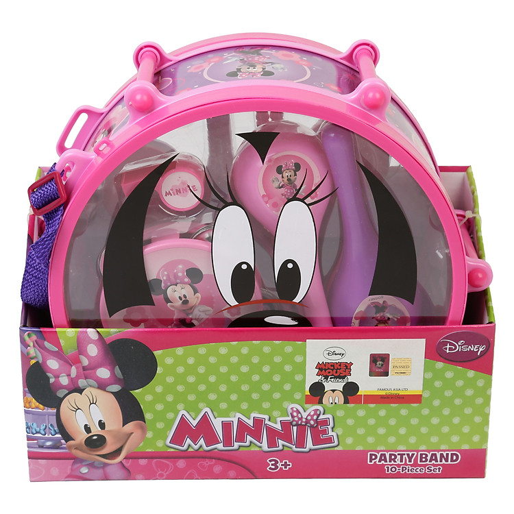 Đồ Chơi Âm Thanh - Bộ Trống Disney Hồng