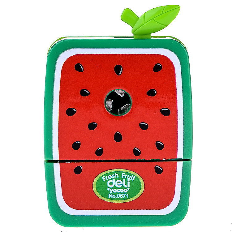 Chuốt Chì Quay Tay Deli - Hoa Quả Vuông 671