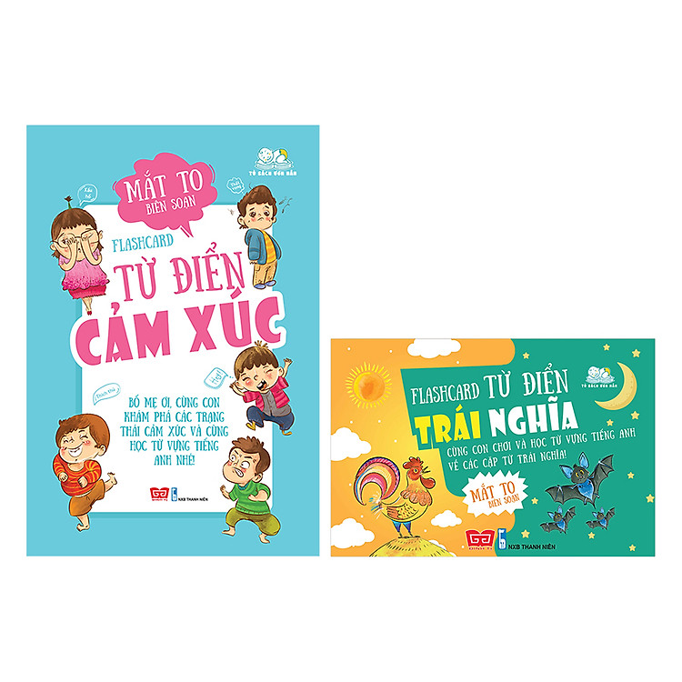 Combo Flash Card Từ Điển Cảm Xúc - Trái Nghĩa (Tặng Đồ Chơi 3D)