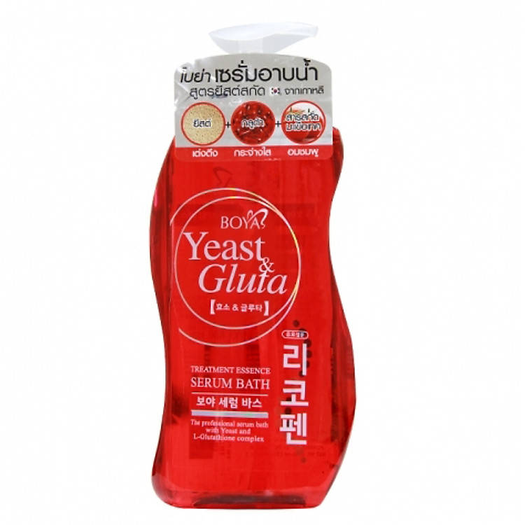 Sữa Tắm Men Gạo Boya Yeast & Gluta Serum Bath (800ml)