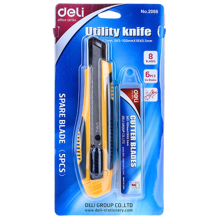 Dao Rọc Giấy Đại Deli 2068 - Ảnh 3