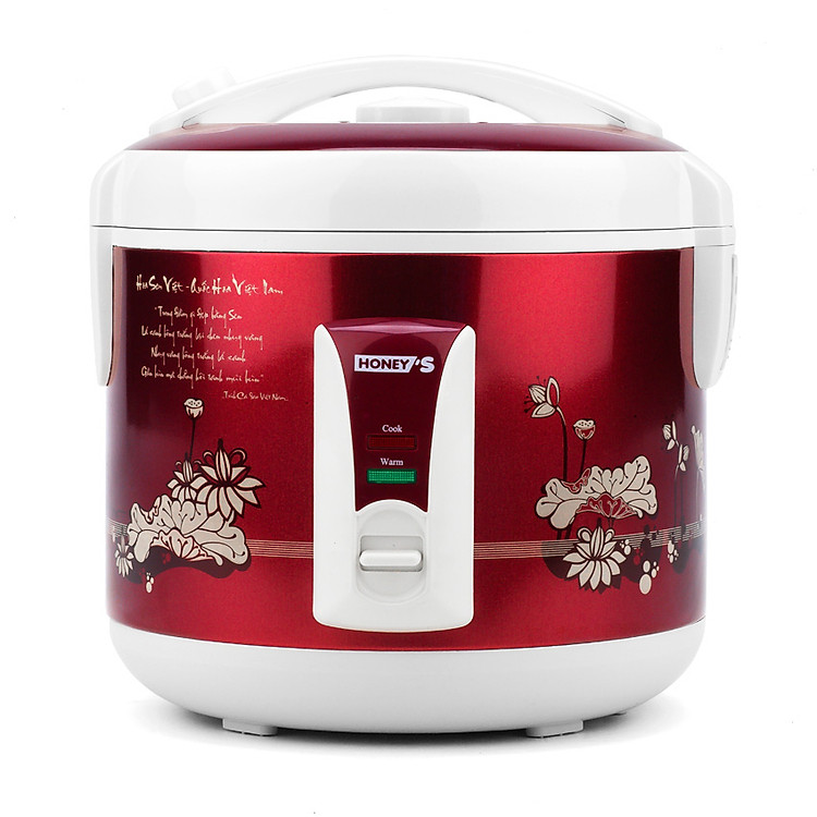 Nồi Cơm Điện Honey's HO705-M18 - Đỏ - Hàng chính hãng