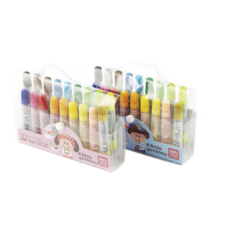Bút Màu Nước 18 Màu "Deli Yooco" 7056 Deli