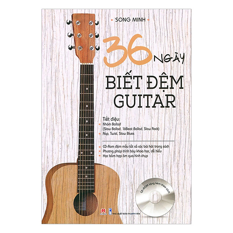 Sách 36 Ngày Biết Đệm Guitar (Kèm CD)