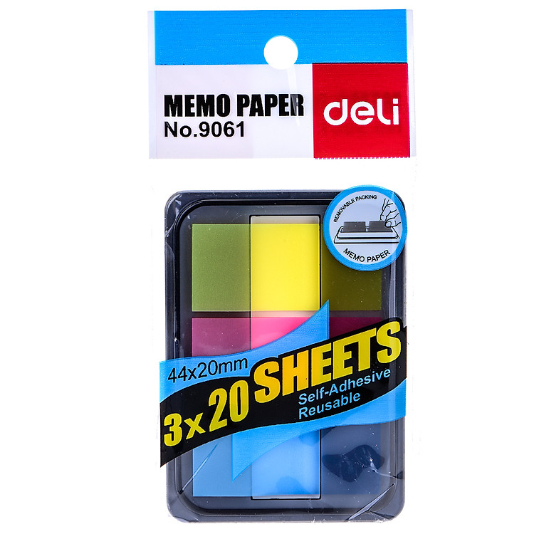 Giấy Phân Trang Deli 3 màu 9061