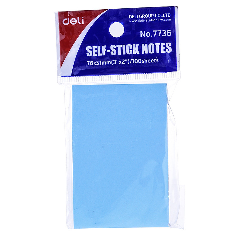 Giấy Note Deli 4 màu 3x2 7736