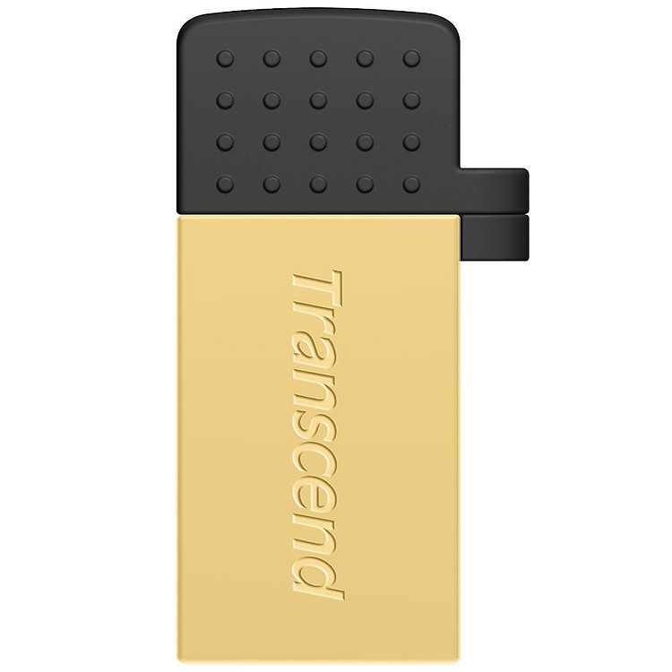 USB OTG Transcend JF380 Gold 16GB - USB 2.0 - Hàng Chính Hãng