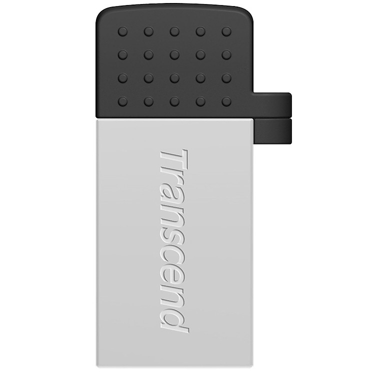 USB OTG Transcend JF380 Silver 16GB - USB 2.0 - Hàng Chính Hãng