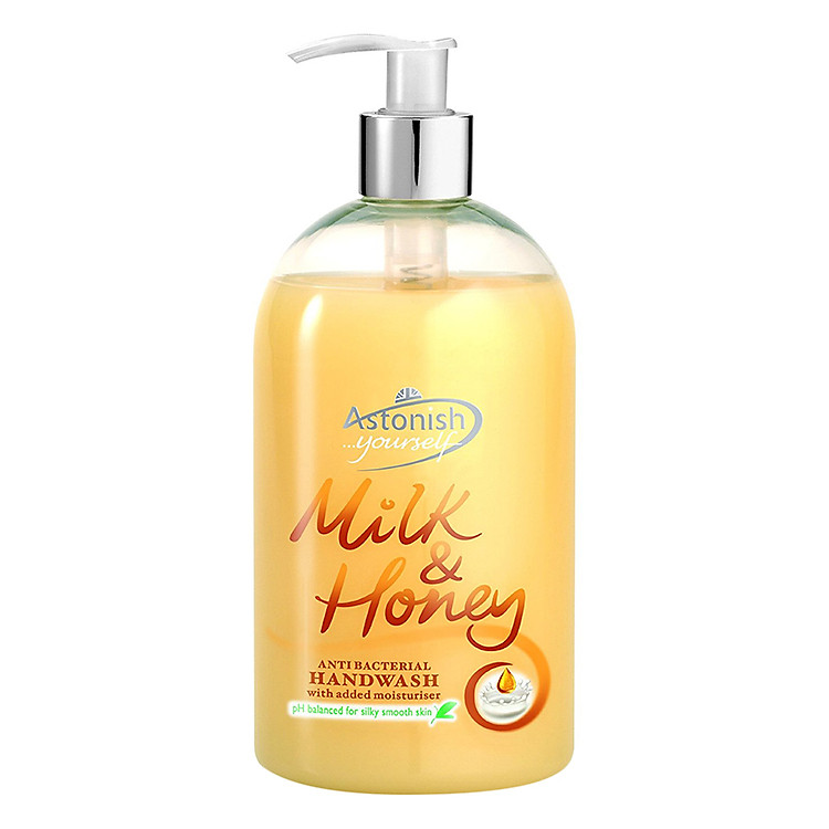 Nước Rửa Tay Diệt Khuẩn Sữa Tươi Và Mật Ong Astonish C4550 (500ml)