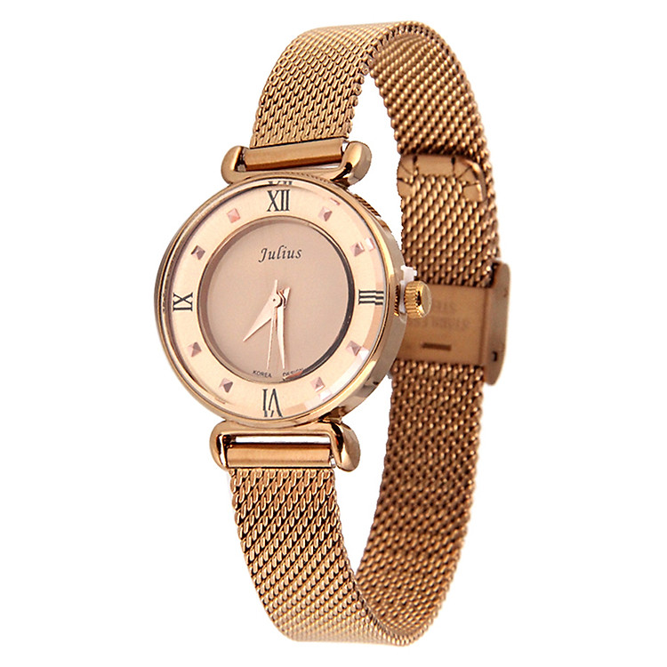 Đồng Hồ Nữ Dây Kim Loại Julius JA-728D (28mm) - Đồng