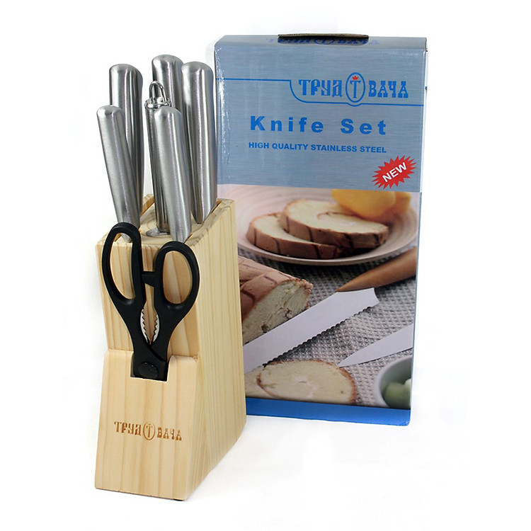 Bộ Dao Kéo Làm Bếp 8 Món IN.01-007