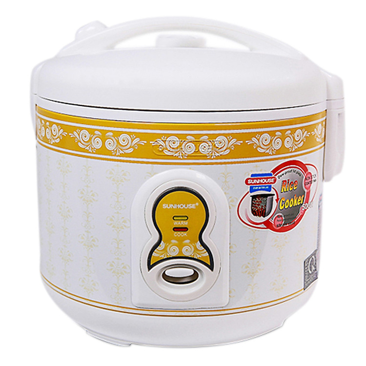Nồi Cơm Điện Sunhouse SH8215 (1.2L) - Vàng - Hàng chính hãng