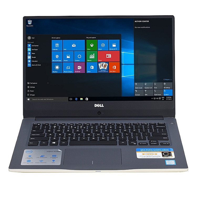 Laptop Dell Inspiron 7460 N4I5259OW - Core i5-7200U/Win10-Office365 (14 inch) - Vàng - Hàng Chính Hãng