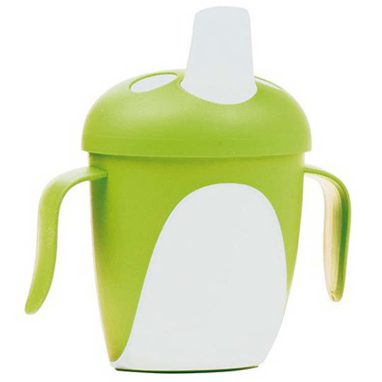Cốc Tập Uống Canpol Hình Chim Cánh Cụt 76/001 (240ml) - Xanh lá