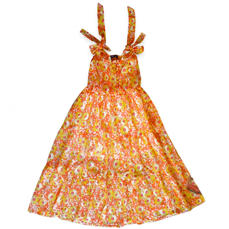 Đầm Bé Cúp Ngực Họa Tiết Cúc Vàng CIRINO D_BEV2D_CNCV004