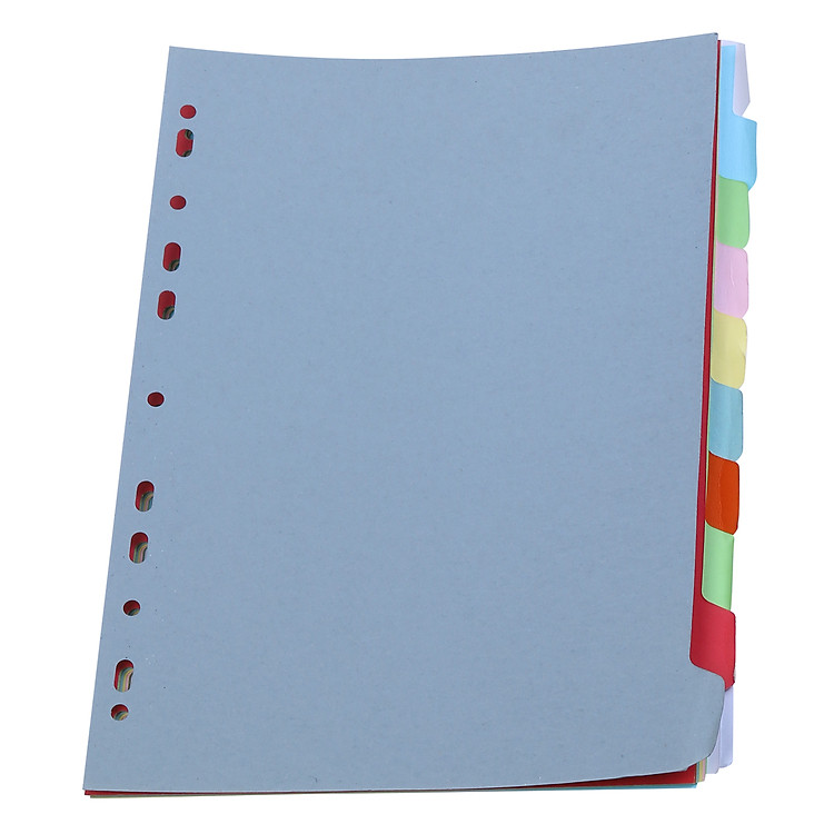 Bìa Phân Trang Giấy 10 Số