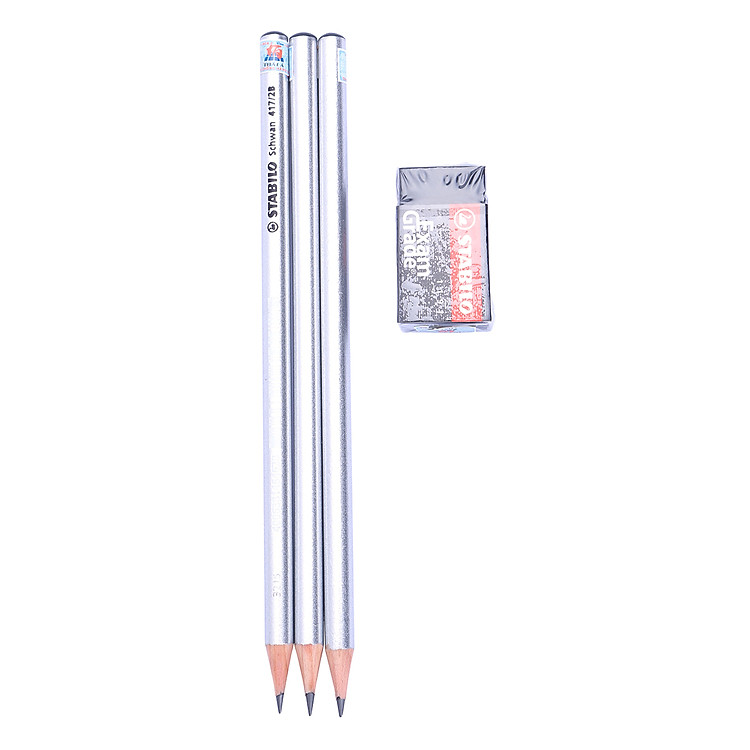 Combo Stabilo PC417-2B X3 + ER191E - PC417-C3