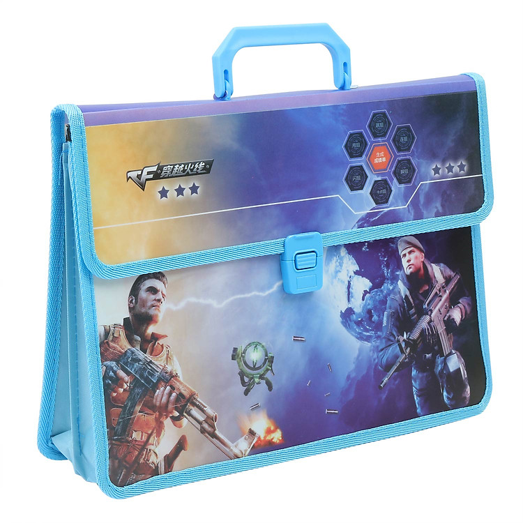 Cặp Quai 2 Ngăn A4 Yp 8330 - Xanh Dương - Ảnh 2