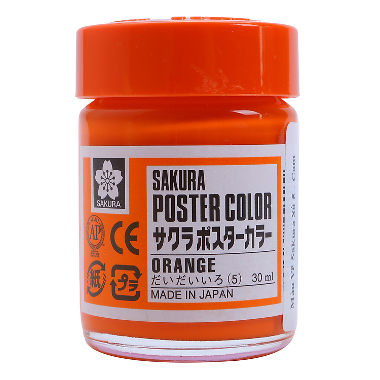 Màu Vẽ Sakura Số 5 - Cam