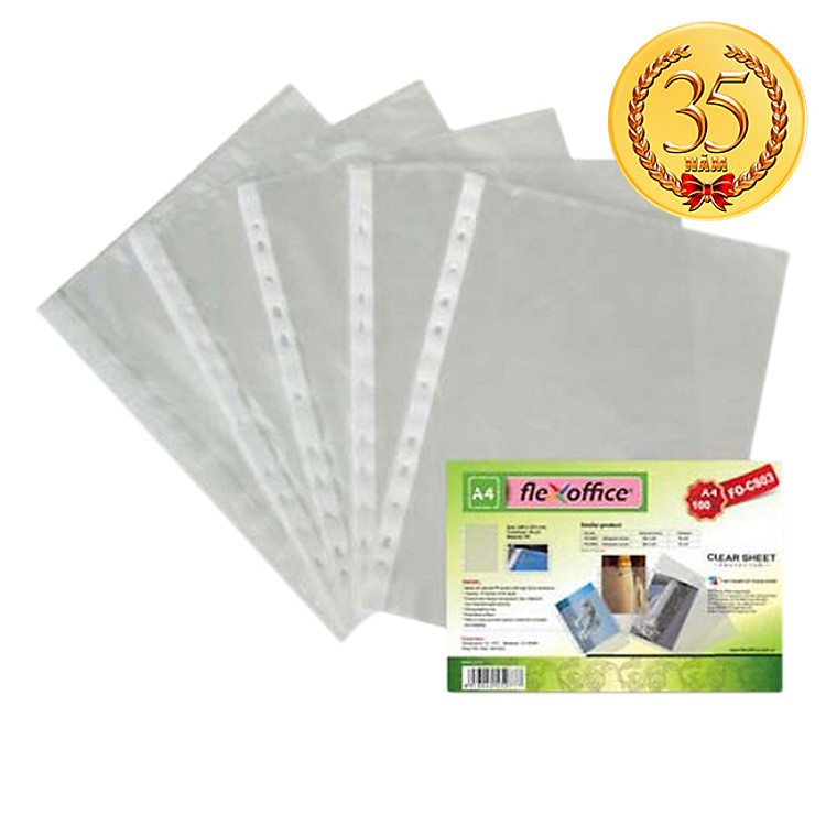 Bìa Lỗ A4 Thiên Long FO - CS03 (100 bìa)