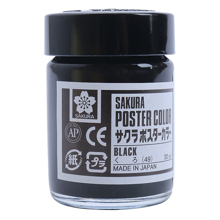 Màu Vẽ Sakura Số 49 - Đen