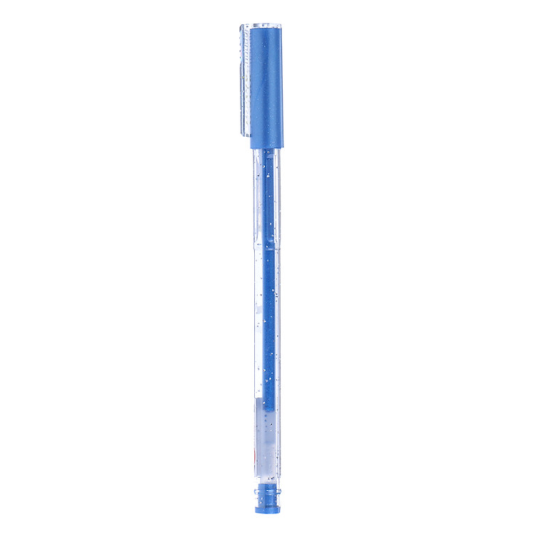 Hộp 12 Cây Bút Bi Nhũ Sik Metallic Xanh Dương