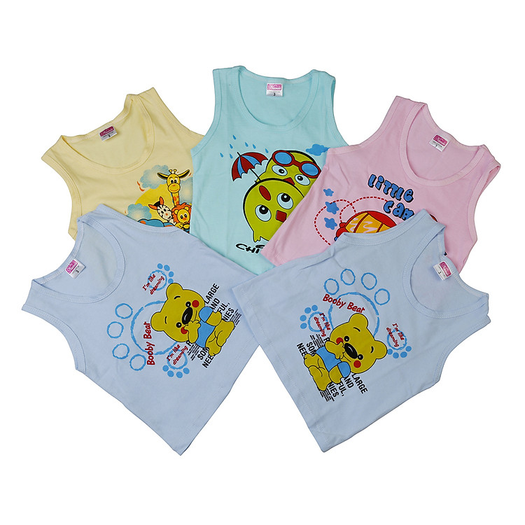 Combo 5 Áo Ba Lỗ Màu Nanio