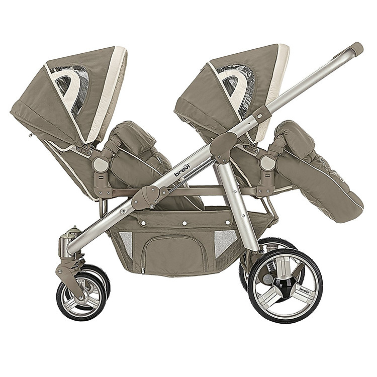 Xe Đẩy Đôi Brevi Ovo Twin BRE781-398 – Ghi