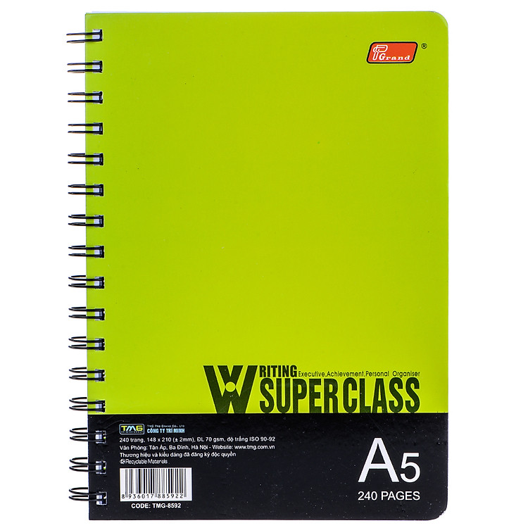 Sổ Lò Xo Grand A5 (240 trang) - Ảnh 2