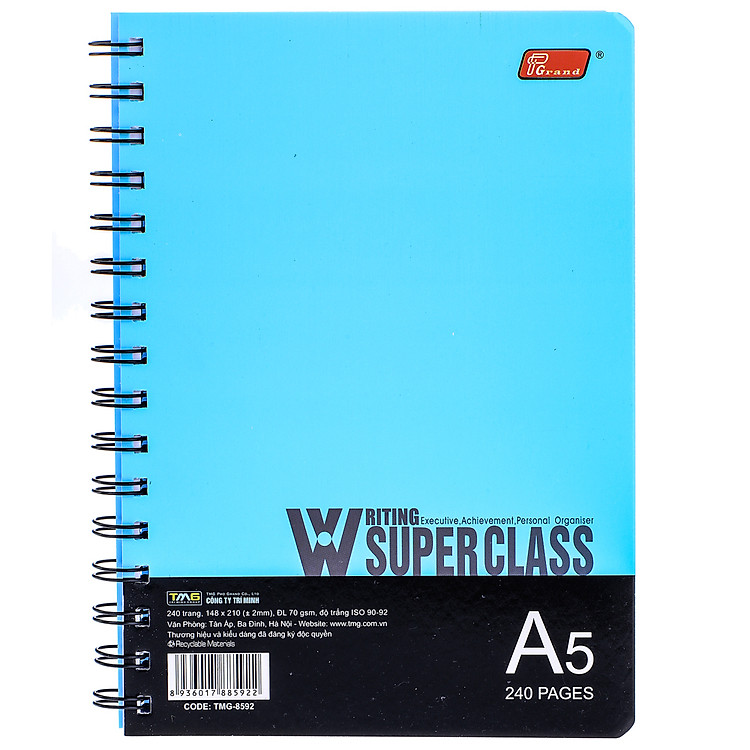 Sổ Lò Xo Grand A5 (240 trang) - Ảnh 4