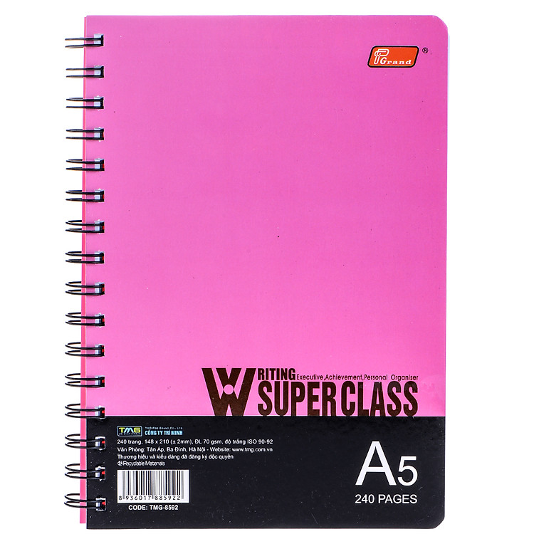Sổ Lò Xo Grand A5 (240 trang) - Ảnh 6