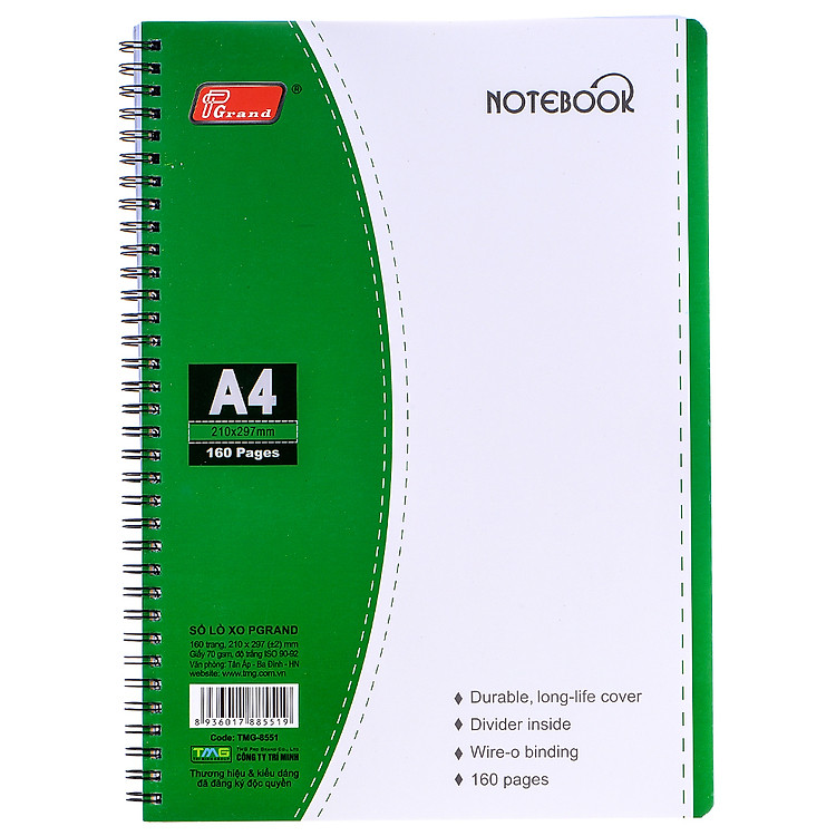 Sổ Lò Xo Grand A4 (160 trang) - Ảnh 2