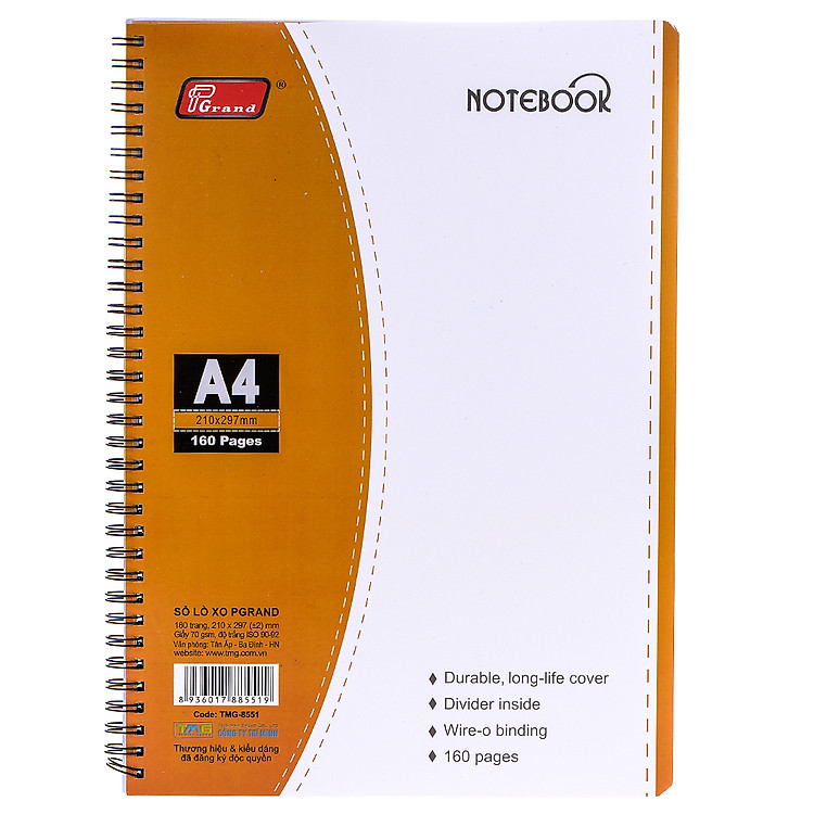 Sổ Lò Xo Grand A4 (160 trang) - Ảnh 4