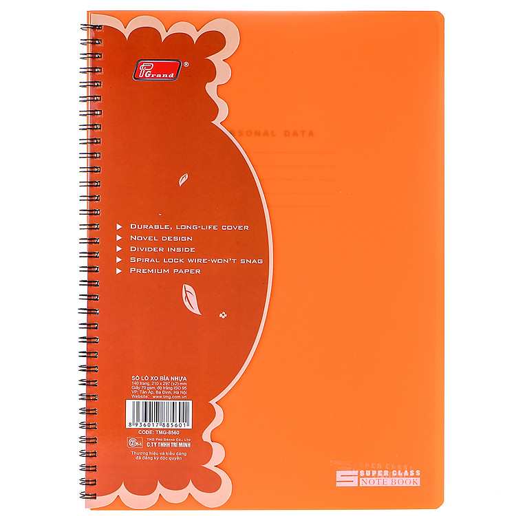 Sổ Lò Xo Phân Trang Grand A4 - Ảnh 6