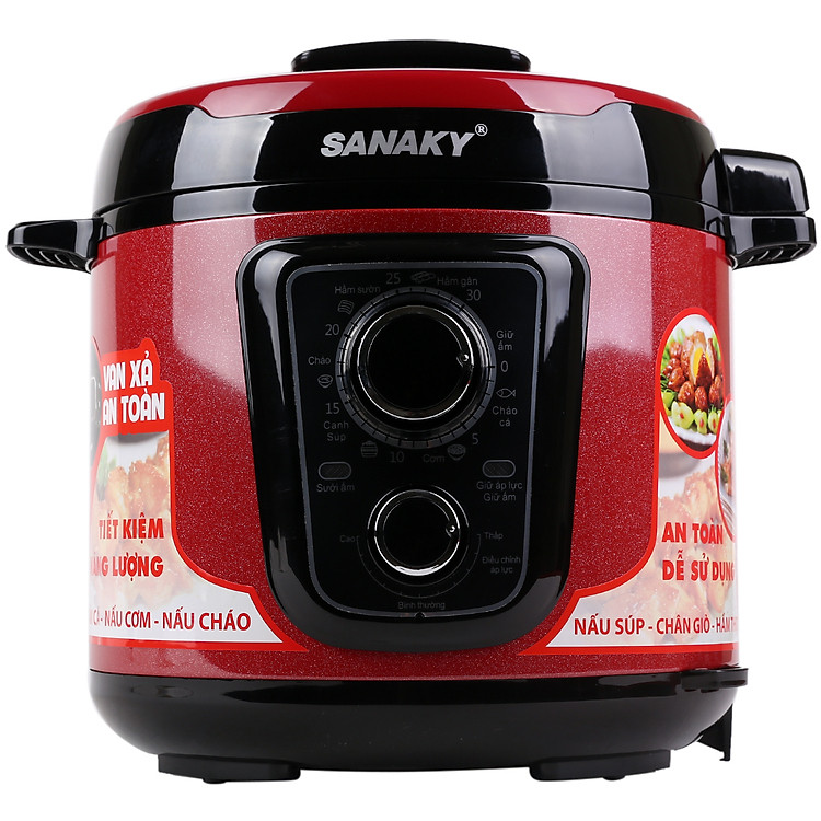 Nồi Áp Suất Sanaky AS.SNK 63C – 6.0 Lít - Hàng chính hãng