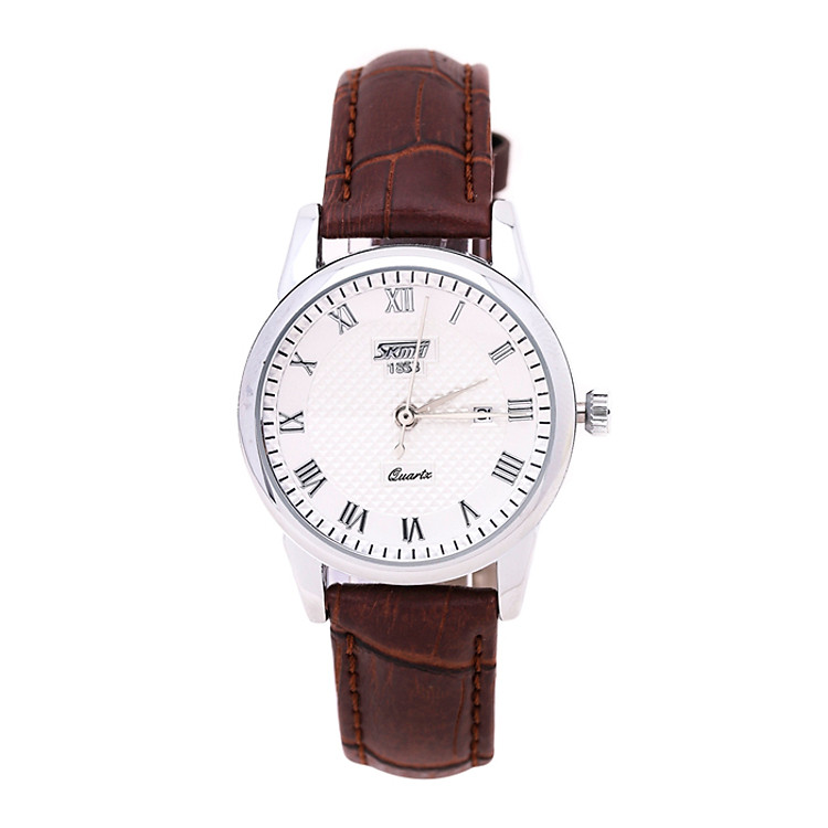 Đồng Hồ Nữ Dây Da SKMEI 9058CG - Nâu