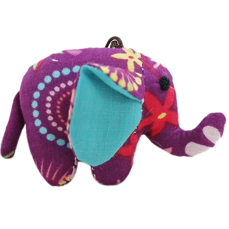 Móc Khóa Thú Bông Fagi Voi 3D PKC21