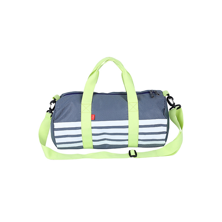 Túi Trống Thể Thao Dutti Ristop No.10 Xám Phối Xanh Lá - Họa Tiết Tổ Ong