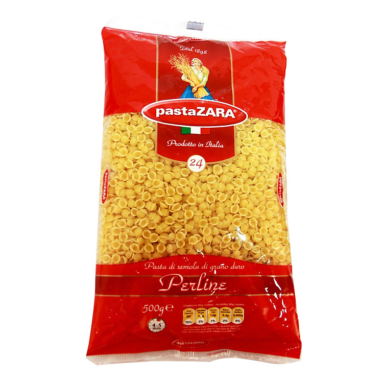 Nui Ý Hình Sò 24 Pasta Zara Gói 500g